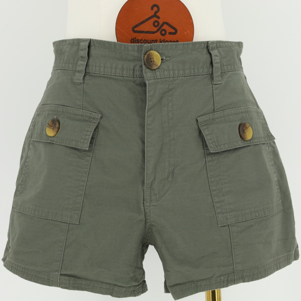 Vuori Ripstop Cargo Shorts Small VW3039 Organic Cotton Patch Pockets Gorpcore